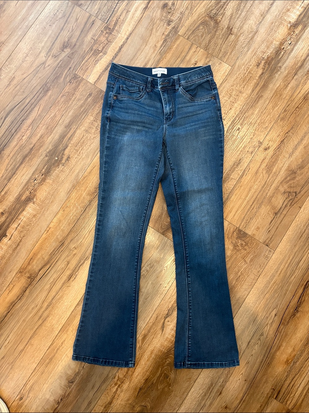 Gibson Latimer Dark Blue Wide Leg Jeans